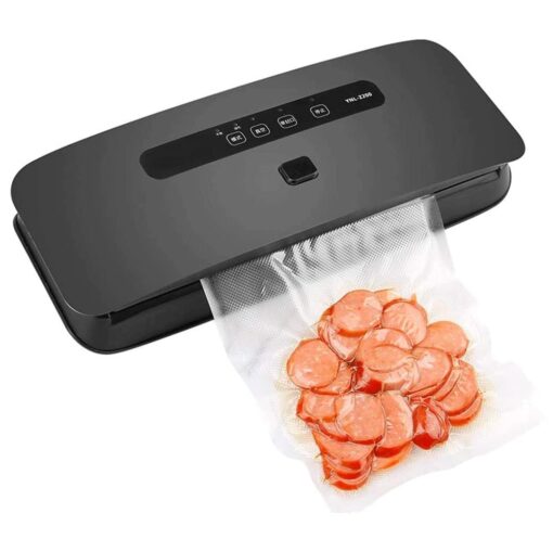 Vacuum Sealer Machine, Food Vacuum Sealer for Food Storage Vacuum Sealers with Foodsaver Bags Starter Kit Led Indicator Lights, Dry & Moist Food Modes(Black)