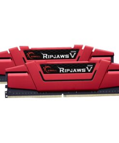 G.SKILL Gskill F4-2400C15D-32GVR Memory D4 2400 32GB C15 RipV K2 2X 16GB, 1.2V, RipjawsV Red