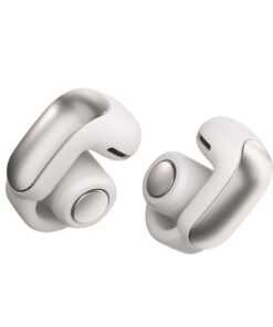 Bose Ultra Open Bluetooth Earbuds, True Wireless Earbuds with OpenAudio for Awareness, Clip On Design for Comfort, Immersive Audio, Up to 48 Hrs of Playtime, White Smoke