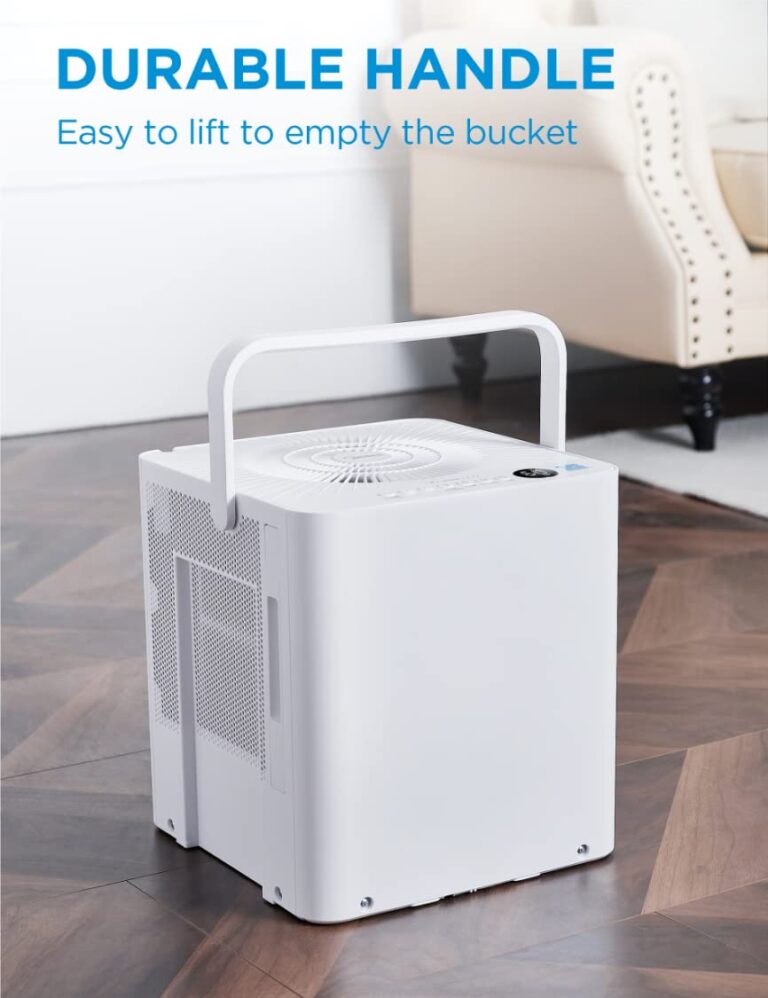 Midea Cube 20 Pint Dehumidifier for Basement, Up to 1,500 Sq. Ft. dehumidifier with drain hose, ENERGY STAR Certificated, Smart Control, Compatible with Alexa, White - Image 3