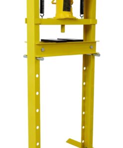 H-Frame Garage Floor 20 Ton Hydraulic Shop Press with Adjustable Working Table Height, Yellow