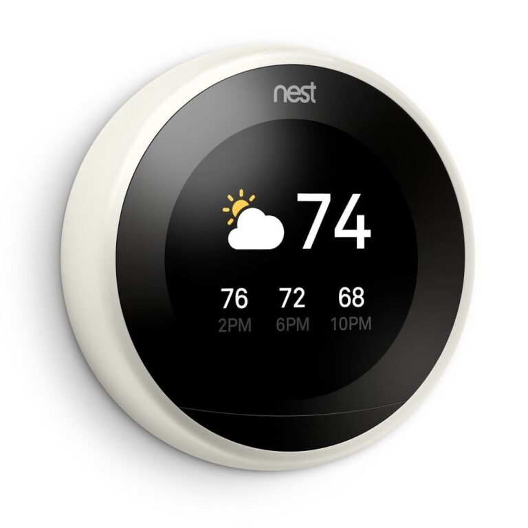 Nest Learning Thermostat (3rd Generation) with Nest Temperature Sensor (T5000SF) (White) - Image 7