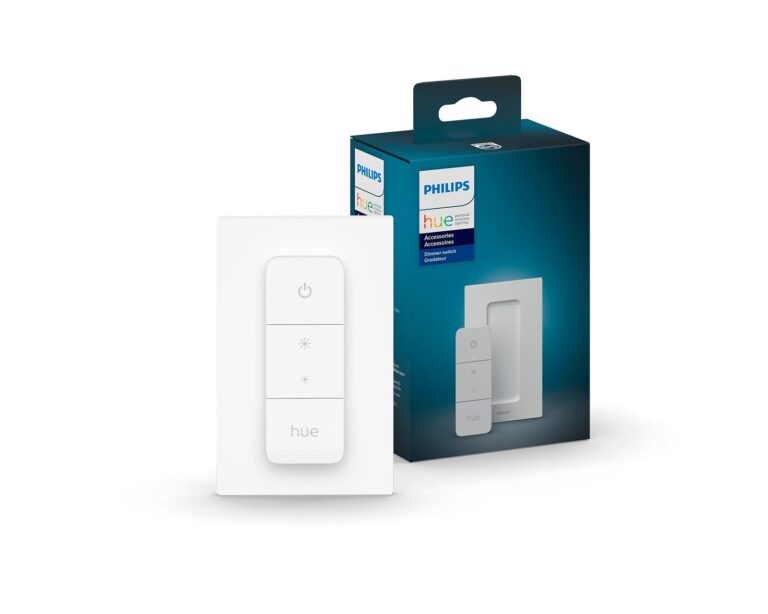 Philips Hue Gradient Signe Table Lamp, Compatible with Alexa & Smart Dimmer Switch with Remote, White - 1 Pack - Image 4