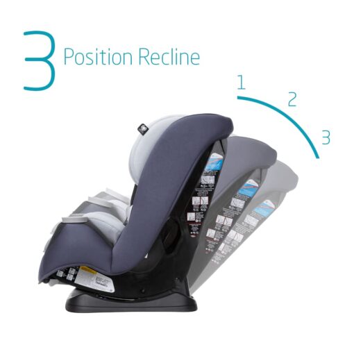 Maxi-Cosi Pria All-in-One Convertible Car Seat, Rear Facing Car Seat for Infants from 4-40 lbs, Forward Facing Car Seat up to 100 lbs in Booster Seat Mode, Midnight Slate - Image 8