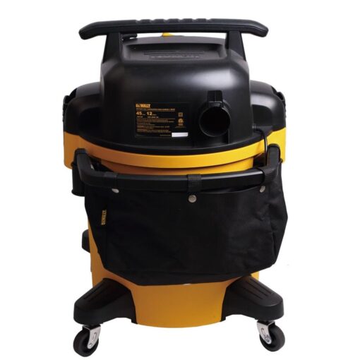 DEWALT 12 Gallon Poly Wet/Dry Vac, 5.5 HP Shop Vacuum Wet Vacuum Cleaner for Workshop, Jobsite, Commericial Area, Large Pick-Up Capacity, Yellow,DXV12P - Image 4