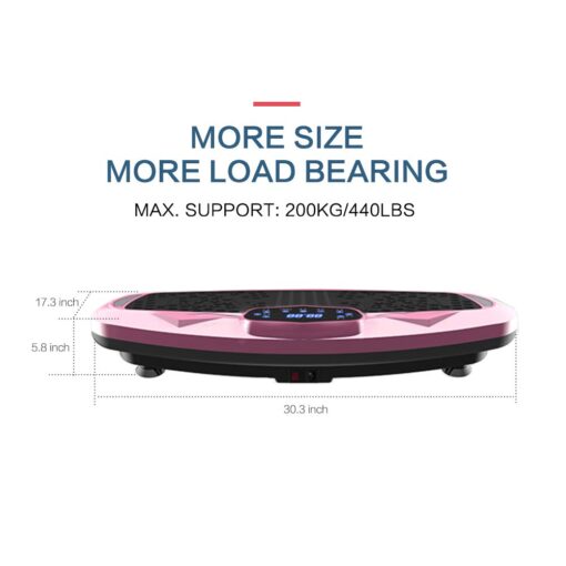 nimto Vibration Plate Exercise Machine Whole Body Workout Vibration Fitness Platform for Home Fitness & Weight Loss + BT + Remote, 99 Levels - Image 6