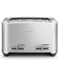 Breville Die-Cast Smart Toaster, 4-Slice, Brushed Stainless Steel