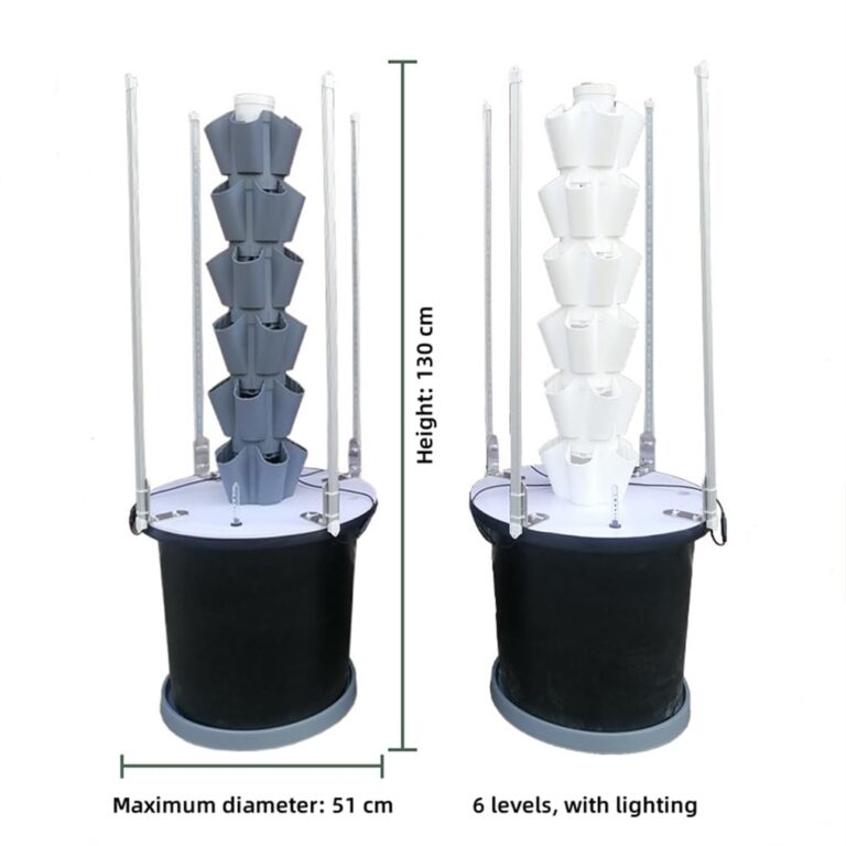 KSNWZ Indoor Vertical Farming Garden Planter, Water Circulation Plants Germination Kit, with Lighting and Movable Water Tank, for Home Indoor Gardening System - Image 2