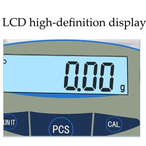 ZOCWJK 0.01g Digital Lab Scale,Analytical Balance,Jewelry Scales Electronic Commercial Price Computing Scale with LCD Display for Store,Kitchen,2000g( - Image 2