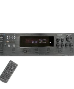 Technical Pro 6000 Watts 6 Zone Digital Bluetooth Hybrid Amplifier Preamp Tuner w/Speaker USB, SD Card Output, 2 Mic Inputs, Bass & Treble Controls, Cooling Speed Fan & LCD Display