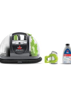 Bissell - Portable Carpet Cleaner - Little Green Plus – for Carpet & Upholstery – with Stain Brush and Self-Cleaning Tool - Home and Automotive use