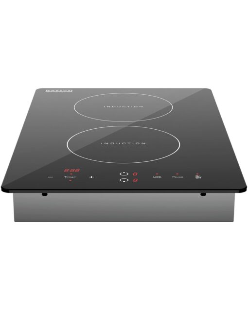 Empava Electric Stove Induction Cooktop Vertical with Dual Burners Vitro Smooth Surface 120V, 12 Inch, Black Ceramic Glass - Image 3