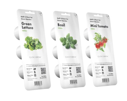 Click & Grow Indoor Herb Garden Kit with Grow Light | Easier Than Hydroponics Growing System | Smart Garden for Home Kitchen Windowsill | Vegetable & Herb Garden Starter Kit with 9 Plant pods, White - Image 8