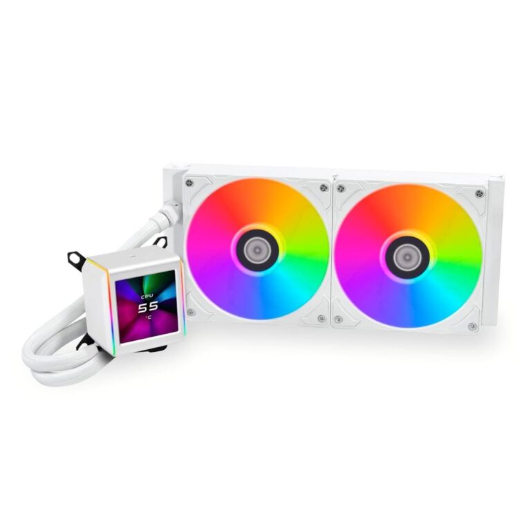Lian-Li Galahad II LCD CPU Liquid Cooler - Black, 360mm, SL-Infinity Fan - Image 3