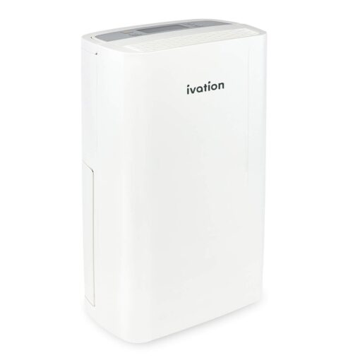 Ivation 14.7 Pint Compressor Dehumidifier – Small and Compact with Continuous Drain Hose for Smaller Spaces, Bathroom, Attic, Crawlspace and Closets - for Spaces Up to 320 Sq/Ft