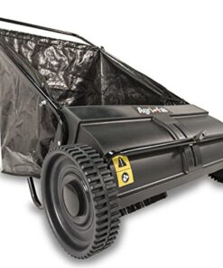 Agri-Fab 45-0218 " 26" Push Behind Lawn Sweeper, 7 cu. ft Hopper Bag Capacity; Leaf & Grass Catcher, with Adjustable Brush Height