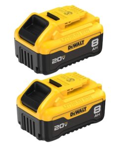DEWALT 20V MAX* XR Batteries, 8.0-Ah, 2-Pack (DCB208-2)