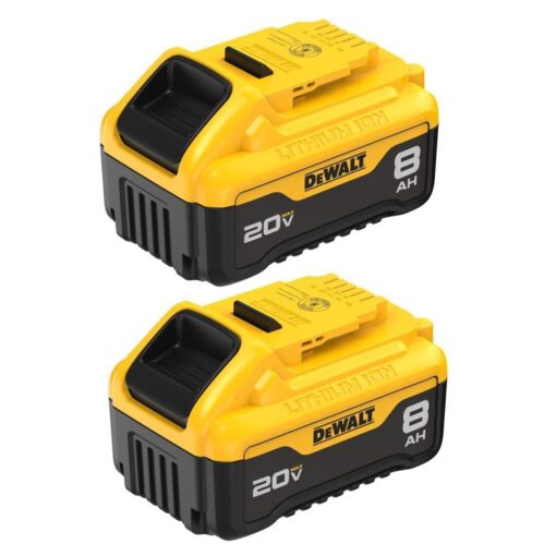 DEWALT 20V MAX* XR Batteries, 8.0-Ah, 2-Pack (DCB208-2)