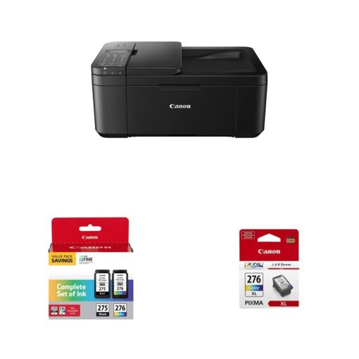 Canon PIXMA TR4720 All-in-One Wireless Printer, Black & PG-275/CL-276 Multi Pack & CL-276XL AMR