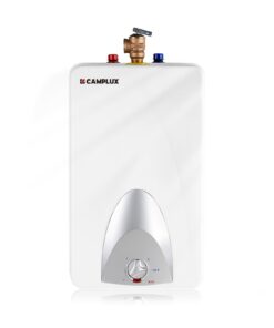 CAMPLUX Electric Mini-Tank Water Heater ME40 4.0 Gallons, Point of Use No Wait for Hot Water Under Kitchen Sink 120V 1440W, Wall or Floor Mounted, UL Listed