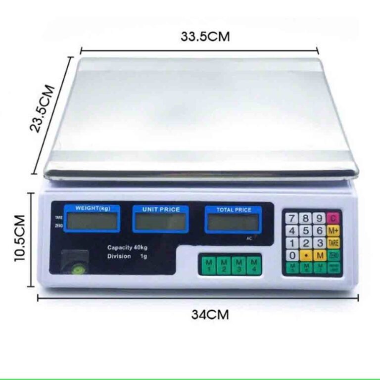 Price Scales,market Scales,commercial Scales,electronic Price Computing Scale,digital Retail Scale for Farmers Market/Retail Outlets,White - Image 6