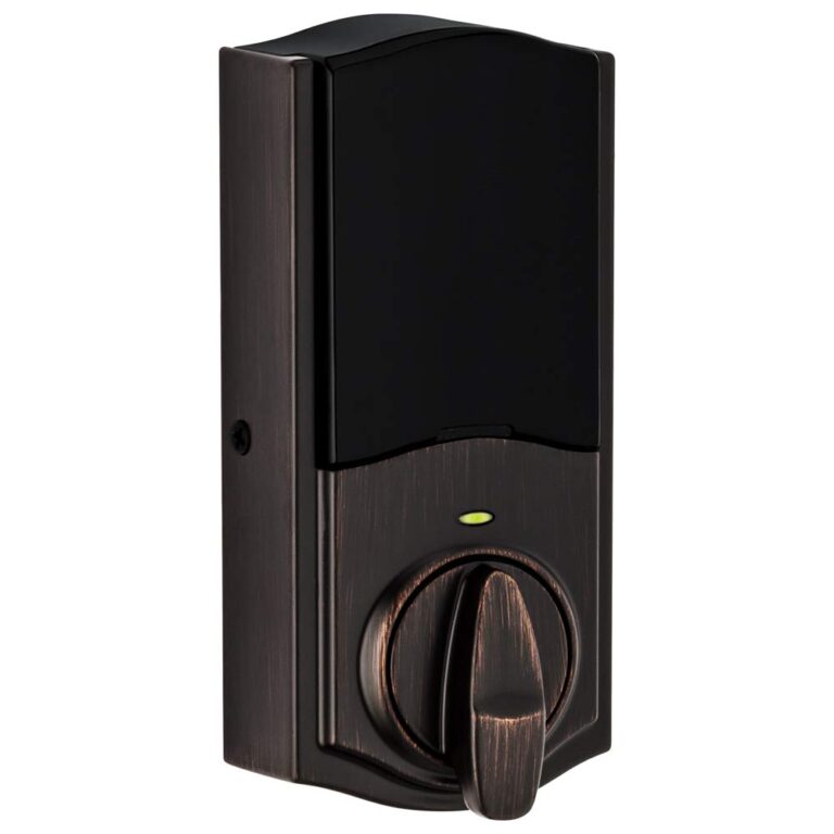 Kwikset 98880-005 SmartCode 888 Smart Lock Touchpad Electronic Deadbolt Door Lock with Z-Wave Plus Featuring SmartKey Security in Venetian Bronze - Image 6