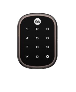 Yale | LiftMaster Smart Lock with Touchscreen Deadbolt - Works with myQ App & Key by Amazon in-Garage Delivery when paired with Smart Garage Hub (sold separately), Oil Rubbed Bronze