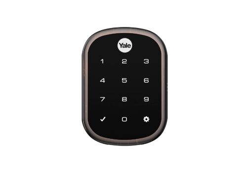 Yale | LiftMaster Smart Lock with Touchscreen Deadbolt - Works with myQ App & Key by Amazon in-Garage Delivery when paired with Smart Garage Hub (sold separately), Oil Rubbed Bronze