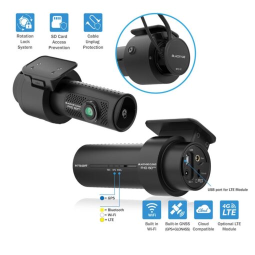 BlackVue DR770X-2CH 64GB | 2-Channel Dash Cam, Full HD STARVIS Sensor, Parking Mode, Up to 512GB, Easy Setup via App, Wi-Fi, GPS, Cloud Auto Backup, Cloud via Hotspot or LTE Module - Image 4