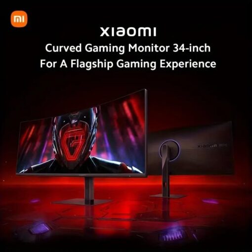 Xiaomi Curved Gaming Monitor 34-inch 180Hz High Reshed Rate 1ms Fast FreeSync Premium Professional Calibration 95% DCI-P3 100% sRGB* Low Blue Light Computer Screen Monitor Desktop Monitor - Image 6