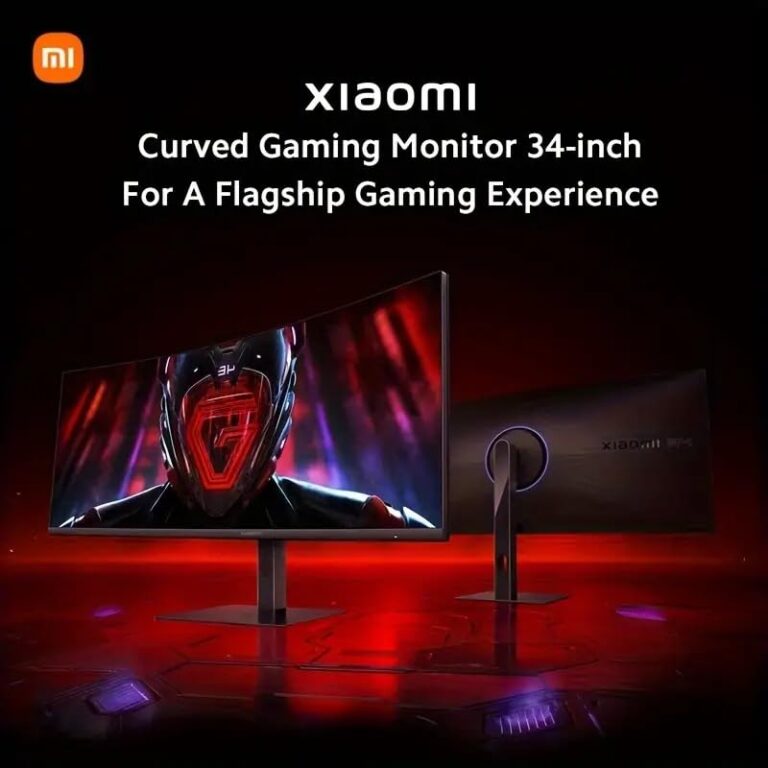 Xiaomi Curved Gaming Monitor 34-inch 180Hz High Reshed Rate 1ms Fast FreeSync Premium Professional Calibration 95% DCI-P3 100% sRGB* Low Blue Light Computer Screen Monitor Desktop Monitor - Image 6
