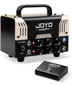 JOYO Meteor II BanTamp XL Series Mini Amp Head 20 Watt Preamp 2 Channel Hybrid Tube Guitar Amplifier Head for Electric Guitar with Bluetooth