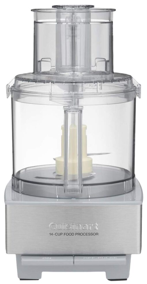 Cuisinart Food Processor 14-Cup Vegetable Chopper for Mincing, Dicing, Shredding, Puree & Kneading Dough, Light Gray Stainless Steel, DFP-14CGRY - Image 2