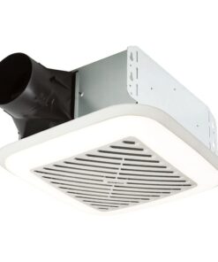 Broan-NuTone 791LEDM Ventilation Fan with LED Light and Roomside Installation, ENERGY STAR Certified, 110 CFM, 1.5 Sones, White