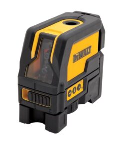 DEWALT Cross Line and Spot Laser Level, Red, 165 Ft. (DW0822)