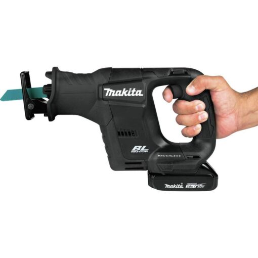 Makita XRJ07R1B 18V LXT Lithium-Ion Sub-Compact Brushless Cordless Recipro Saw Kit (2.0Ah) - Image 6