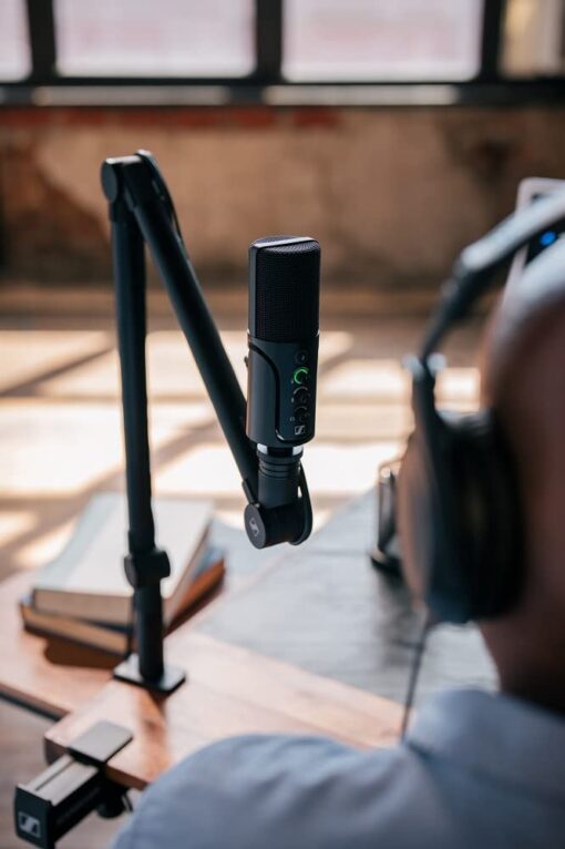 Sennheiser Professional Profile USB Microphone Streaming Set with Boom Arm, 3 m USB-C Cable & Mic Pouch - Image 3