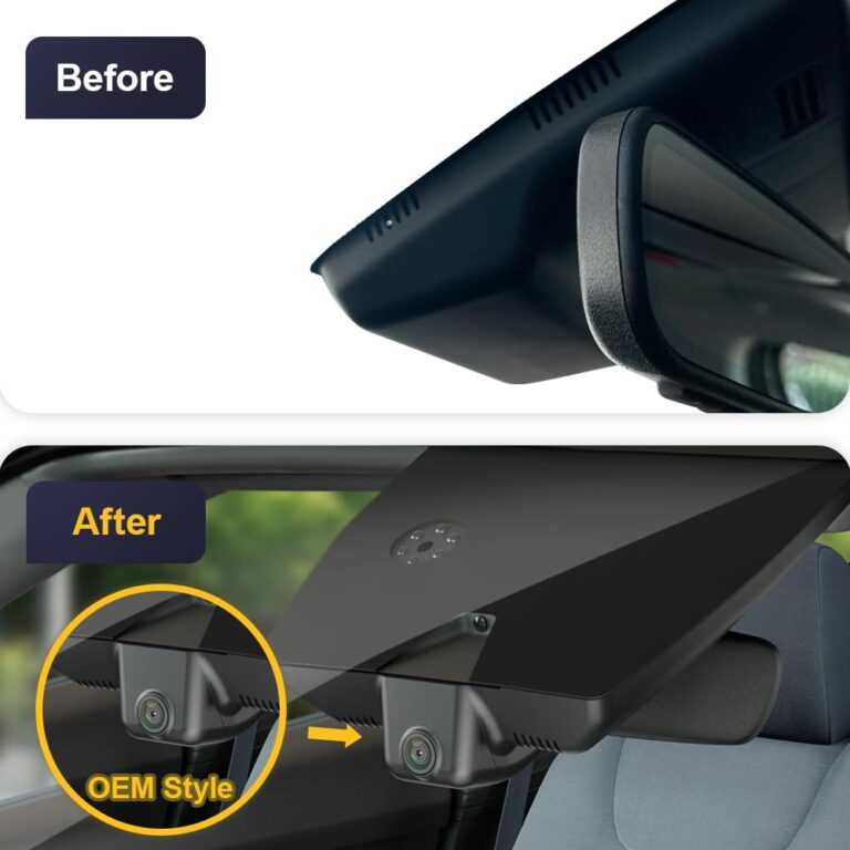 Fitcamx 4K Dash Cam Adapts for Hyundai Santa Cruz & Tucson 2022 2023 2024 2025 (Part NO#N9000) with Auto-Dimming, OEM Look, UHD 2160P Video, Built-in WiFi & APP, Loop Recording, G-Sensor, 64GB Card - Image 4