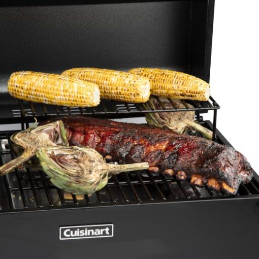 Cuisinart 8-in-1 Portable Wood Pellet Grill and Smoker, Compact for RV, Tailgates, Camping, and Backyard Cooking, Smoky Flavor, Versatile Meat Smoker - Image 6