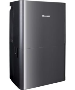 Hisense Energy Star 50-Pint Portable Dehumidifier with Built-in Pump, Auto-Shutoff and Timer, Home Dehumidifier and Moisture Absorber For Basement, Garage, Living Room