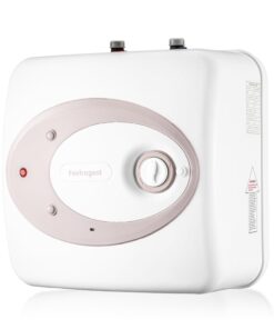 Feelrogast Electric Tank Water Heater-8 Gallon Under Sink Instant Hot Water for RV, Camper, Kitchen, Food Truck, 120V 1500W, Dusty Rose, Wall or Floor Mounted