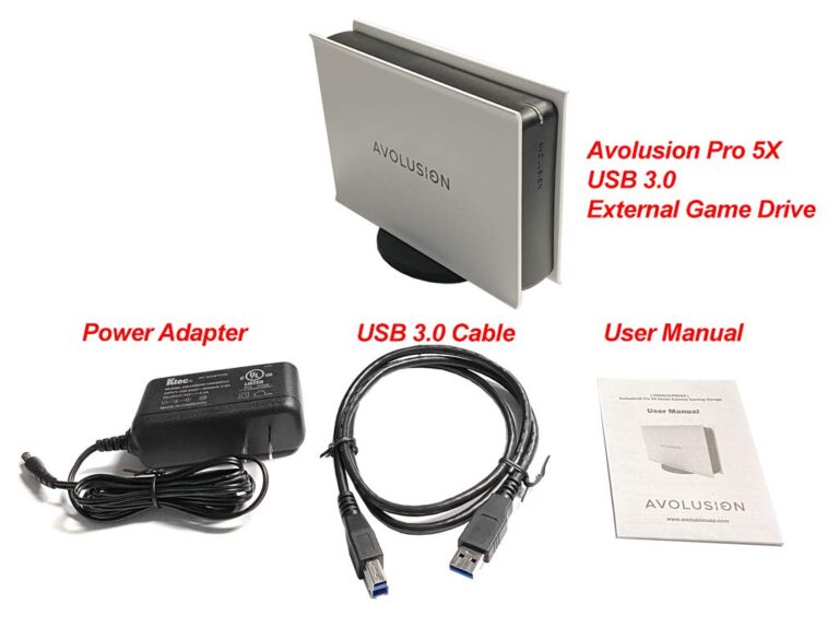 Avolusion PRO-5X Series 8TB USB 3.0 External Gaming Hard Drive for PS5 Game Console (White) - 2 Year Warranty - Image 4
