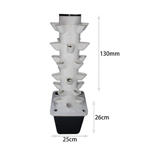 Vertical Gardening Planter Hydroponic Kit Lawn Sponge Inside Gardening Growing System Kit for Kitchen Yard, 30Holes - Image 6