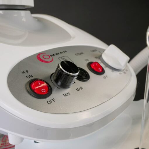 OMWAH 3 in 1 Aromatherapy Facial Steamer with 5X LED Magnifying Lamp Glass High-Frequency Esthetician Spa Equipment - Image 4