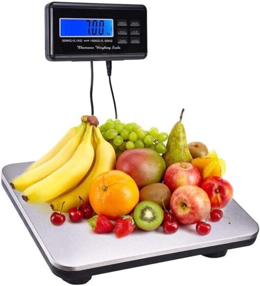 Digital Scale for Shipping Packages Electronic Scale Dual Precision Multi-Purpose Scale Stainless Steel Luggage Scale