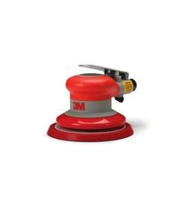 3M Random Orbital Sander – Pneumatic Palm Sander – 5” x 3/16” Diam. Orbit – Stikit Disc Pad – For Wood, Composites, Metal – Original Series, 20317