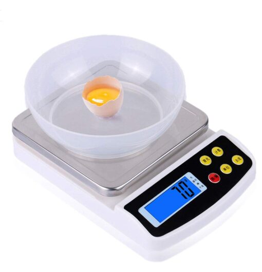 High Precision Digital Kitchen Electronic Scale 0.1g Balance Baking Food Gram Scale for Vegetables Fruit (Color : 10kg/1g) (10kg/1g) (10kg/1g) - Image 5