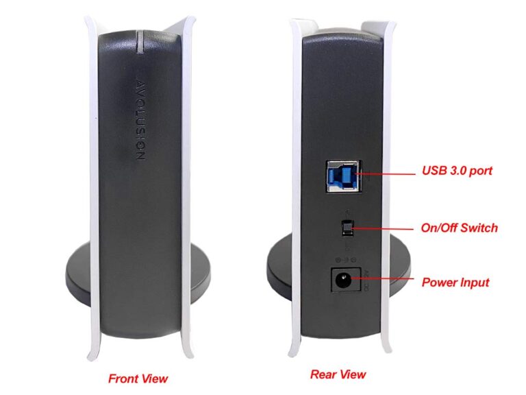 Avolusion PRO-5X Series 8TB USB 3.0 External Gaming Hard Drive for PS5 Game Console (White) - 2 Year Warranty - Image 3