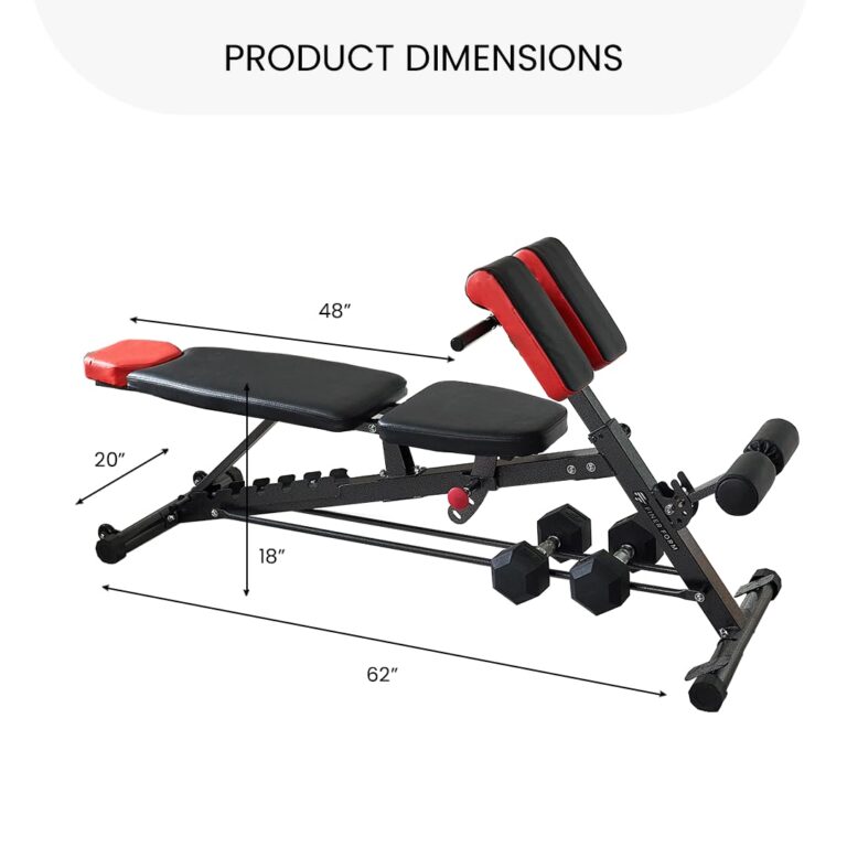 Finer Form Multi-Functional FID Weight Bench for Full All-in-One Body Workout – Hyper Back Extension, Roman Chair, Adjustable Ab Sit up Bench, Incline Decline Bench, Flat Bench - Image 2