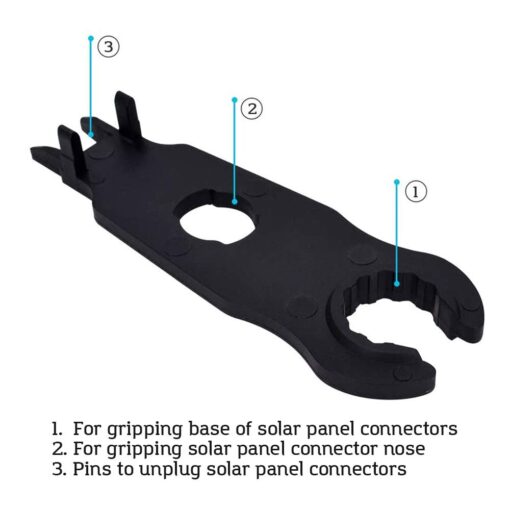 Renogy 100W 12V Solar Panels (2-Pack) and Solar Panel Connector Assembly Tool - Image 3